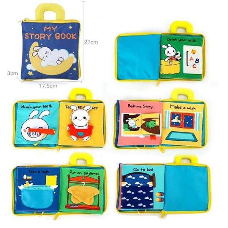 3D Soft Cloth Baby Books - Baby Bubble Store