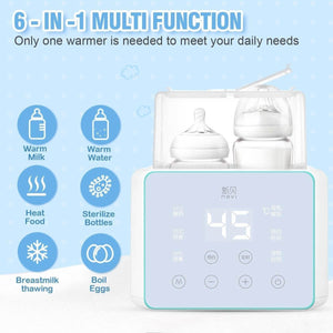 6 in 1 Function Baby Bottle Warmer & Sterilizer - Baby Bubble Store