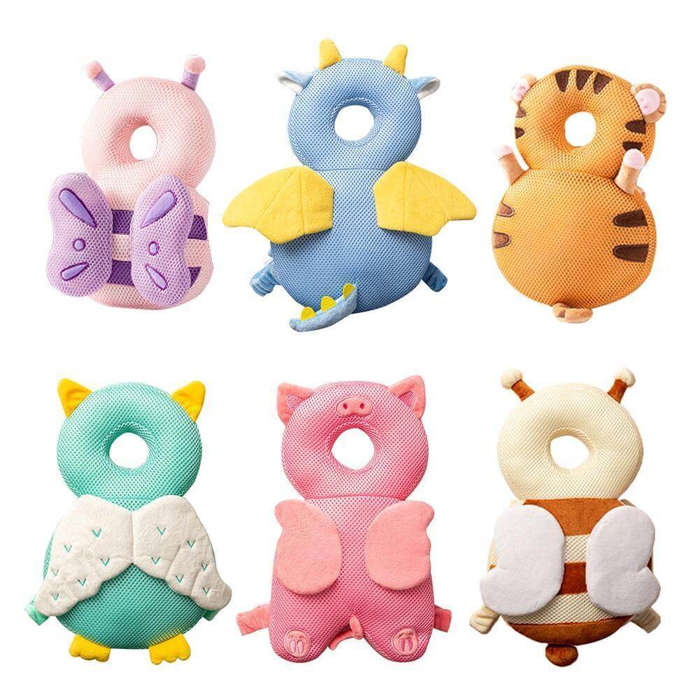 Baby Animal Pillow Head Protector - Baby Bubble Store