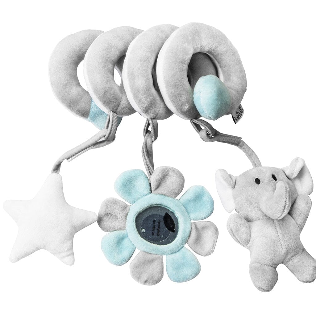 Baby Black White Stroller Spiral Plush Toys - Baby Bubble Store