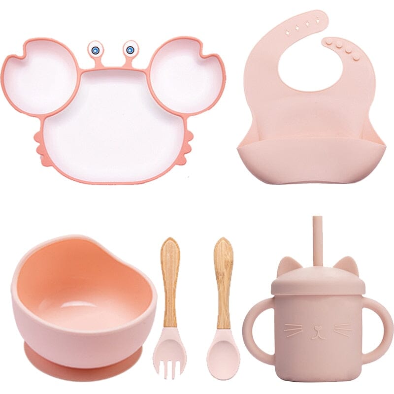 Baby Bowls Plates Spoons Set - Baby Bubble Store