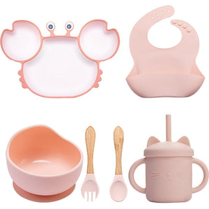 Baby Bowls Plates Spoons Set - Baby Bubble Store