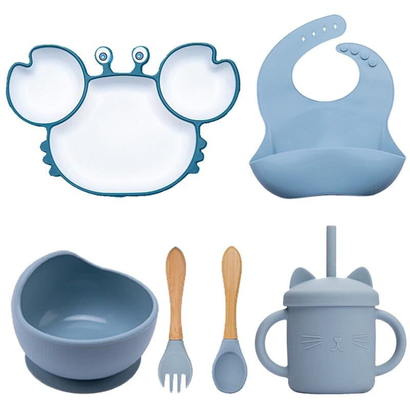 Baby Bowls Plates Spoons Set - Baby Bubble Store