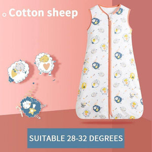 Baby Breathable Cotton Sleeping Bag - Baby Bubble Store