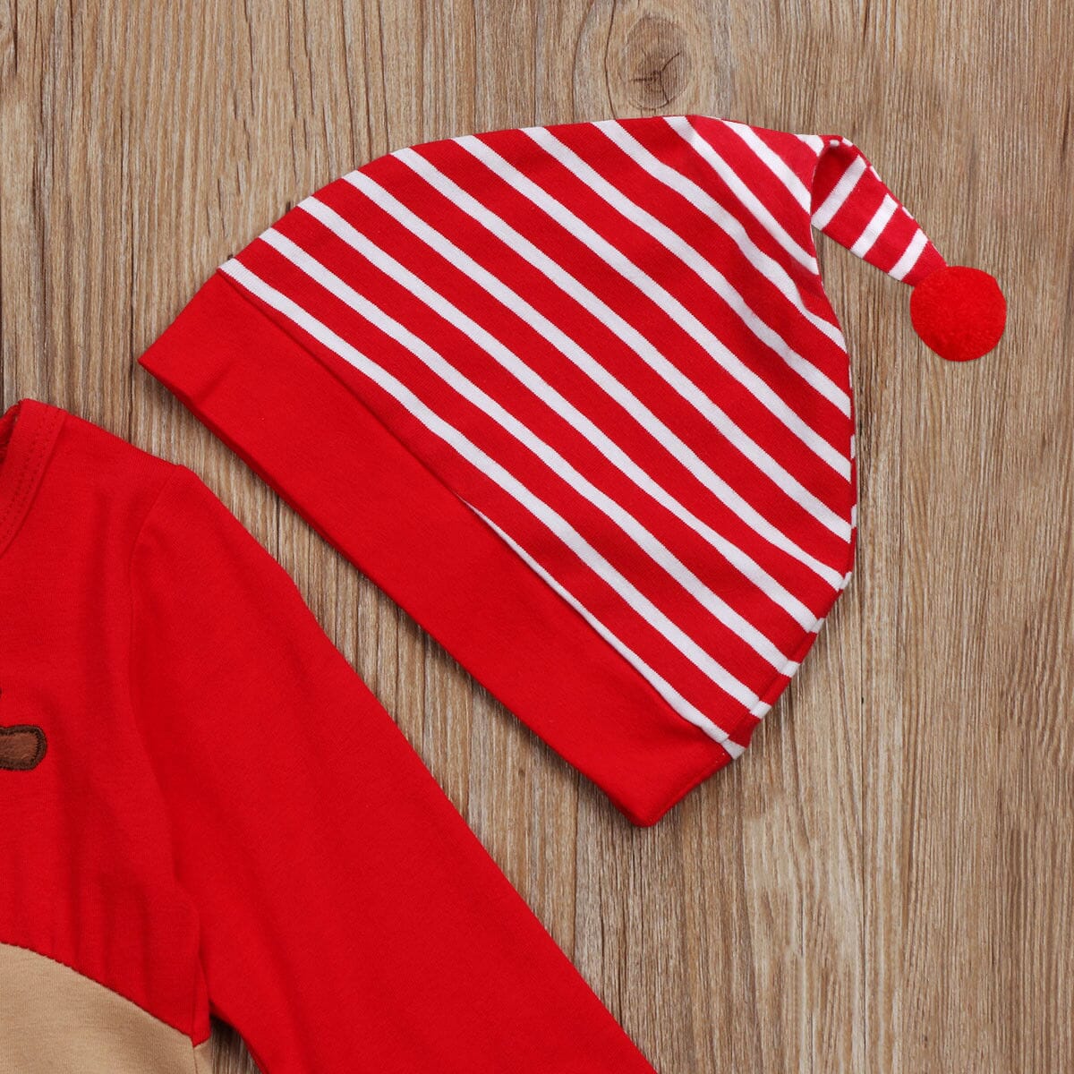 Baby Christmas Rompers And Hat - Baby Bubble Store