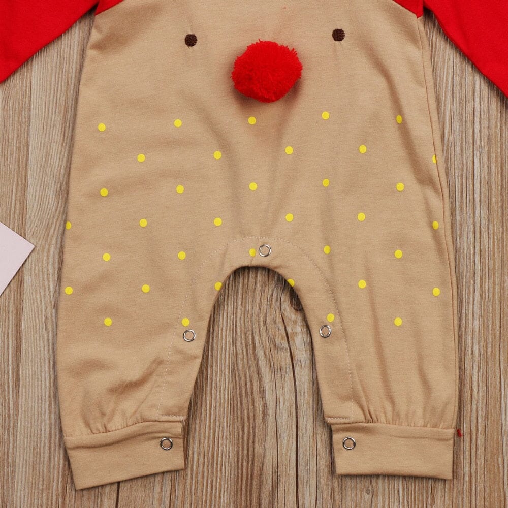 Baby Christmas Rompers And Hat - Baby Bubble Store