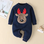 Baby Cotton Christmas Jumpsuit - Baby Bubble Store