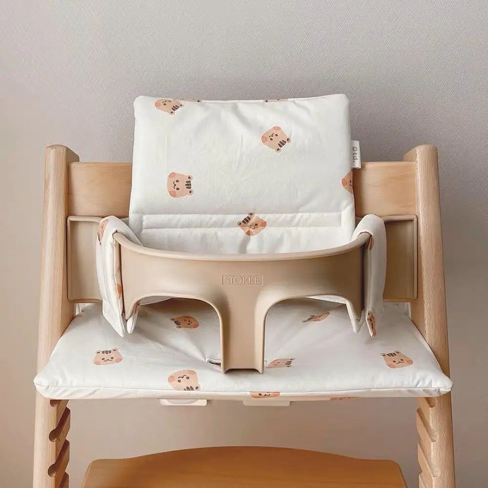 Baby Dining Chair Cushion Autumn And Winter Going Out Portable Non-Slip Integrated Cushion Baby Eating Growth Chair Accessories Baby Bubble Store 