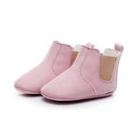 Baby Elastic PU Leather Boots - Baby Bubble Store