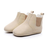 Baby Elastic PU Leather Boots - Baby Bubble Store