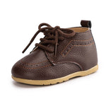 Baby High Top Leather Shoes - Baby Bubble Store