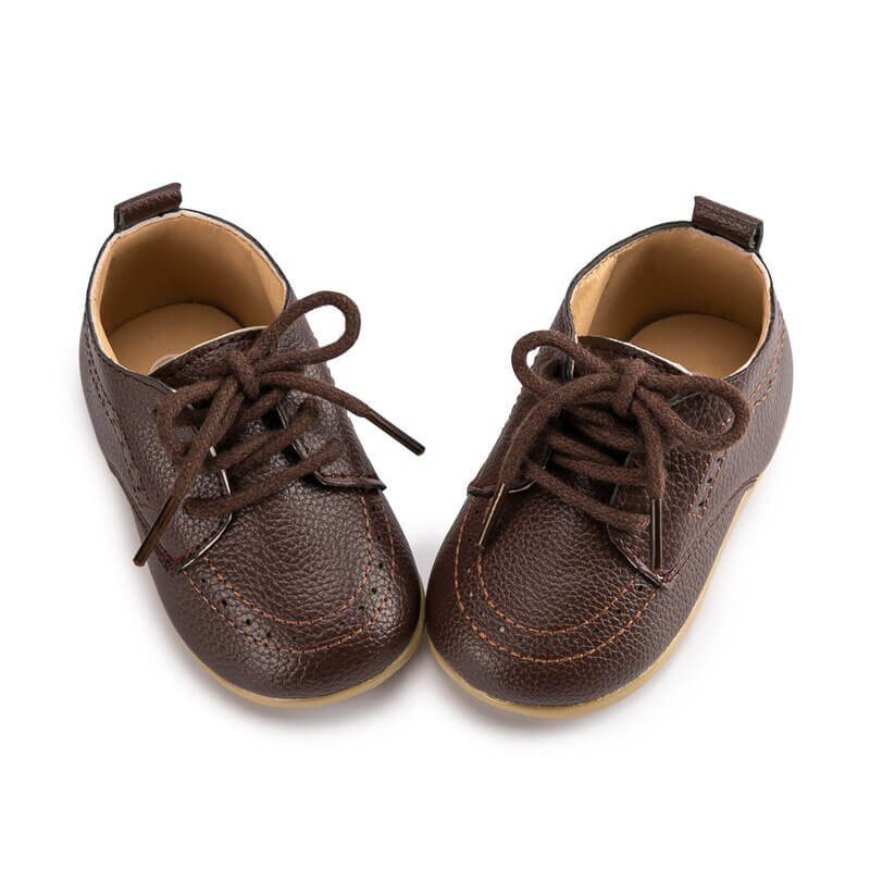 Baby High Top Leather Shoes - Baby Bubble Store