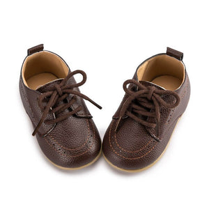 Baby High Top Leather Shoes - Baby Bubble Store