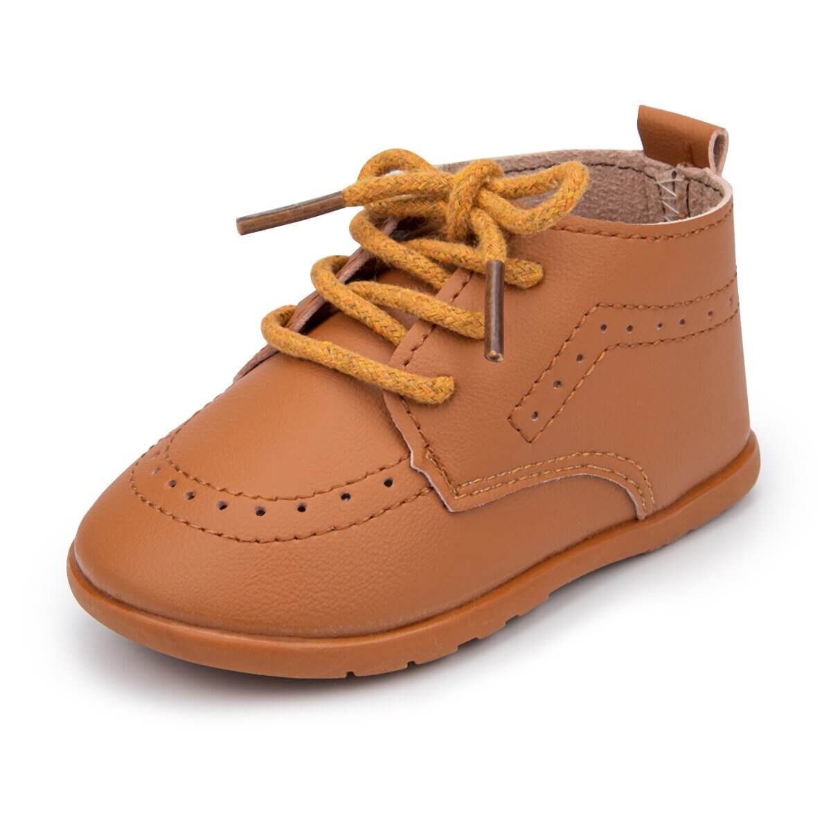 Baby High Top Leather Shoes - Baby Bubble Store