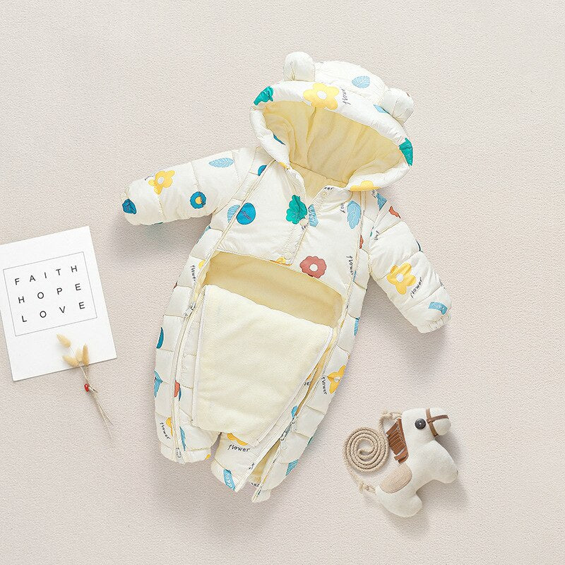 Baby Hooded Snowsuit - Baby Bubble Store