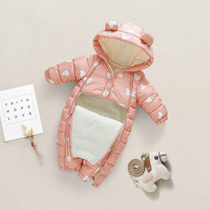 Baby Hooded Snowsuit - Baby Bubble Store