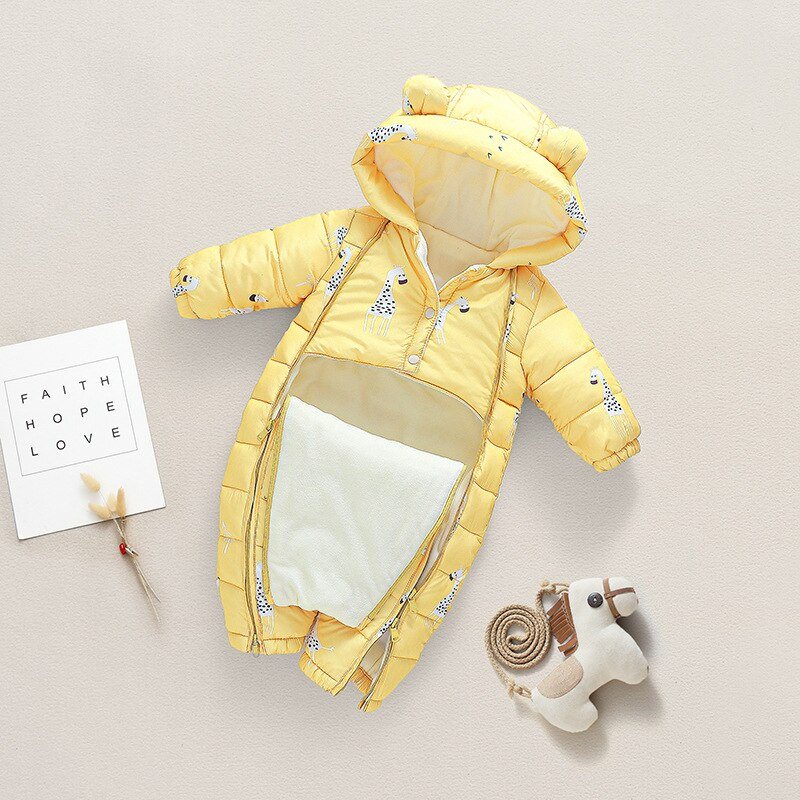 Baby Hooded Snowsuit - Baby Bubble Store