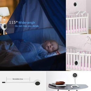 Baby Monitor Camera Detect Temperature & Humidity - Baby Bubble Store