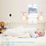 Baby Monitor Camera Detect Temperature & Humidity - Baby Bubble Store