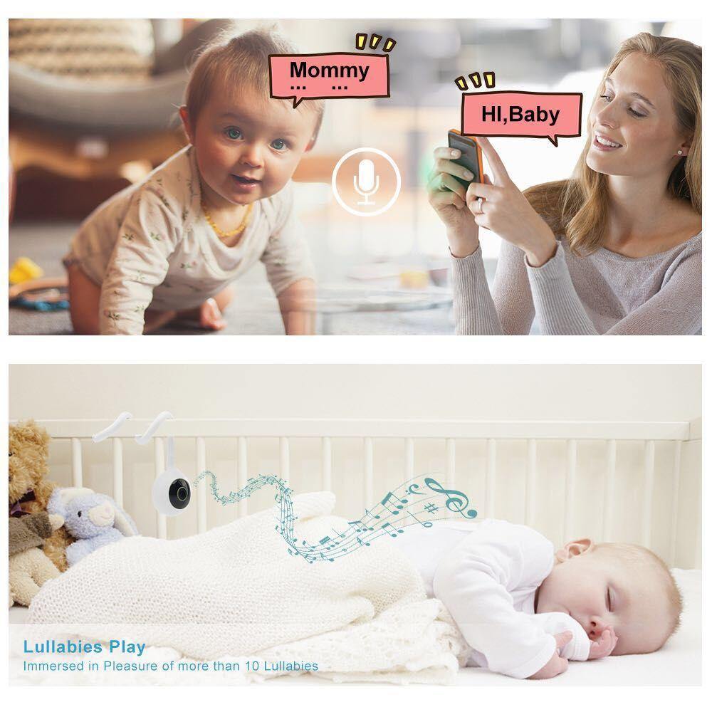 Baby Monitor Camera Detect Temperature & Humidity - Baby Bubble Store