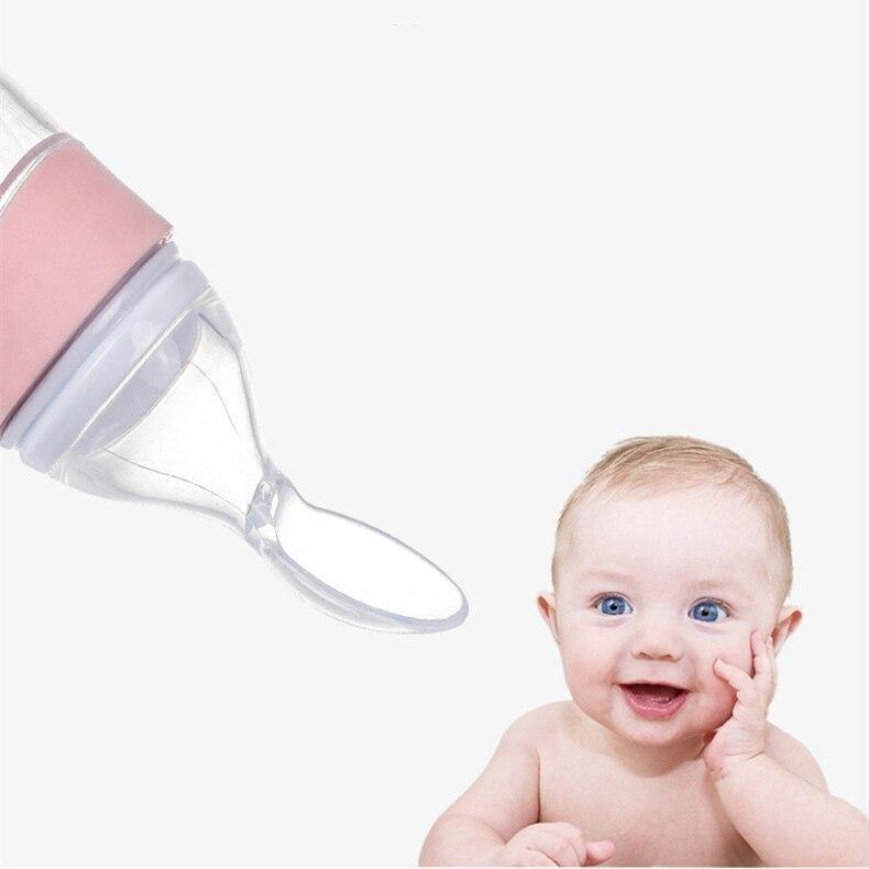 Baby Silicone Bottle Spoon - Baby Bubble Store