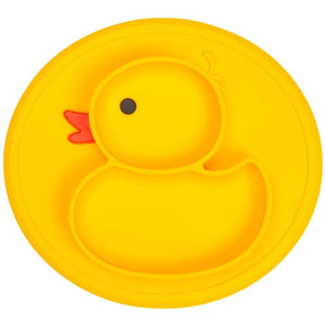 Baby Silicone Duck Plate - Baby Bubble Store