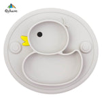 Baby Silicone Duck Plate - Baby Bubble Store