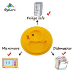 Baby Silicone Duck Plate - Baby Bubble Store