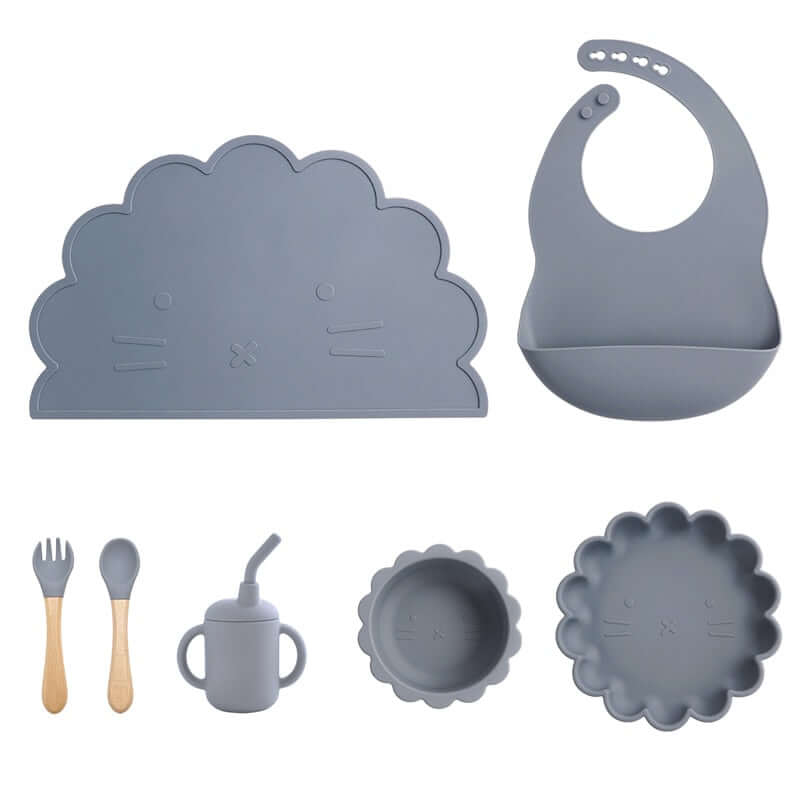 Baby Silicone Tableware Feeding Set - Baby Bubble Store