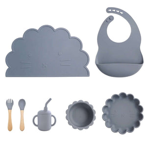Baby Silicone Tableware Feeding Set - Baby Bubble Store