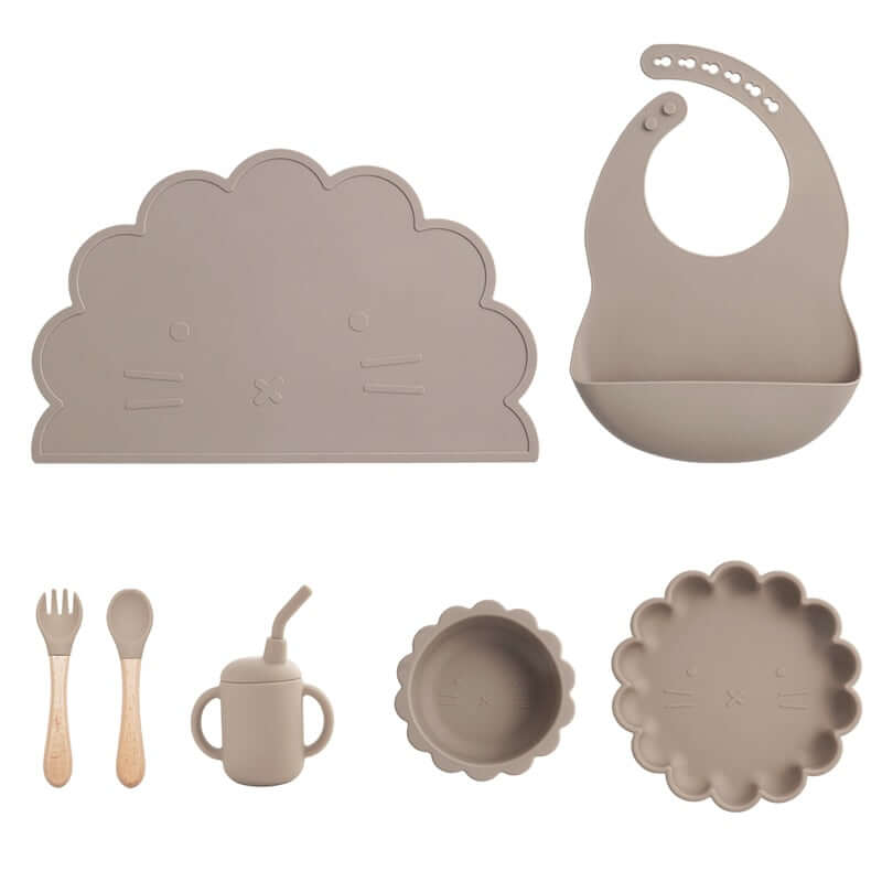 Baby Silicone Tableware Feeding Set - Baby Bubble Store