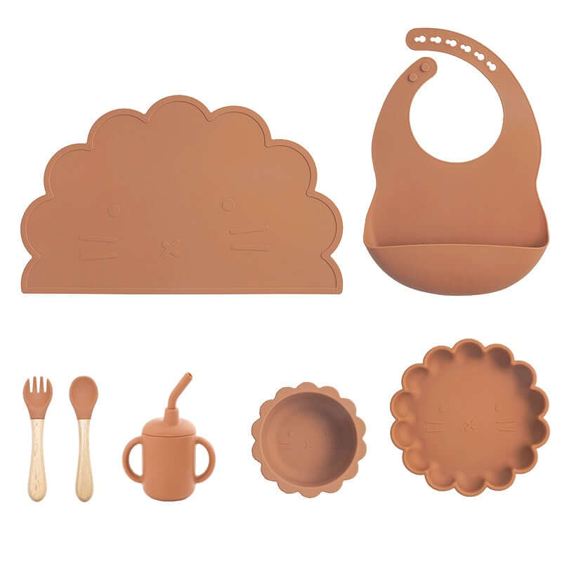 Baby Silicone Tableware Feeding Set - Baby Bubble Store