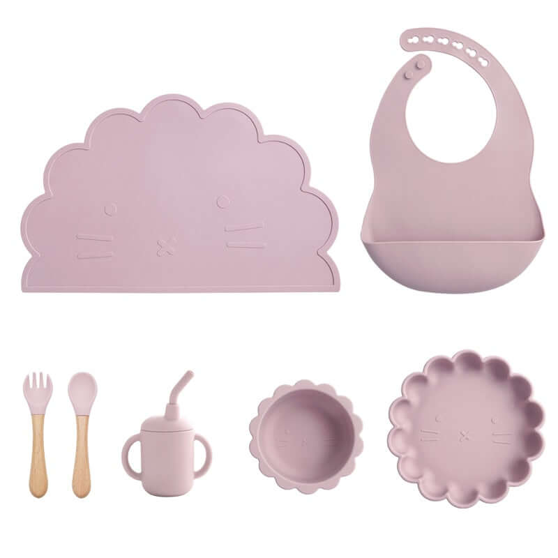 Baby Silicone Tableware Feeding Set - Baby Bubble Store