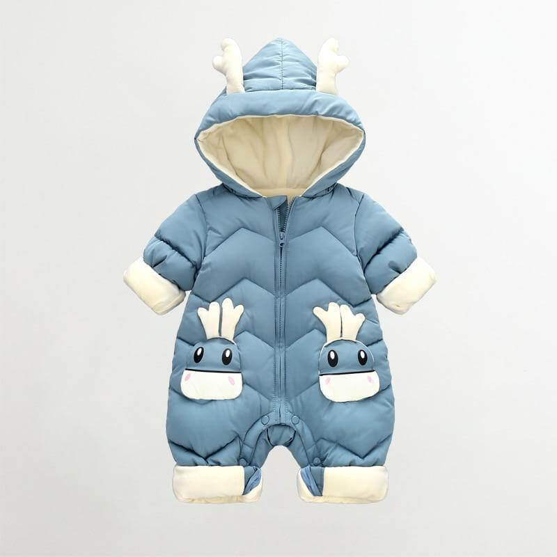 Baby Thick Winter Jumpsuit - Baby Bubble Store