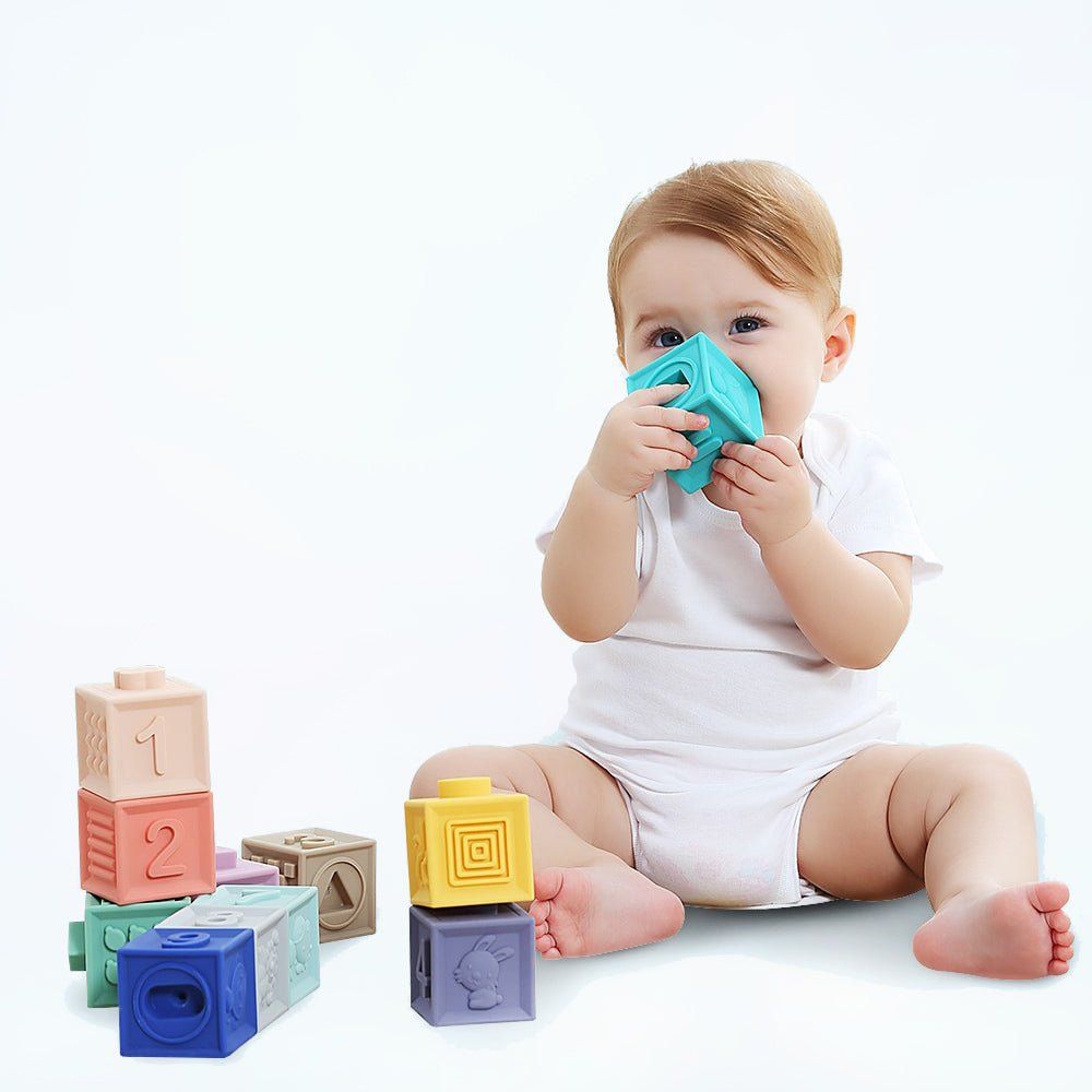 Baby Toy Soft Blocks SmartBrain™ - Baby Bubble Store