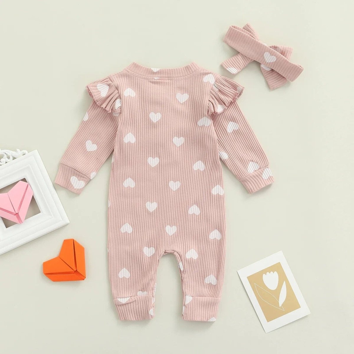 Baby Valentine's Day Jumpsuit - Baby Bubble Store