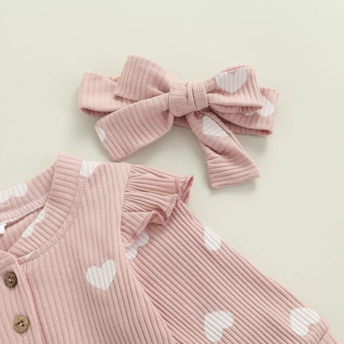 Baby Valentine's Day Jumpsuit - Baby Bubble Store