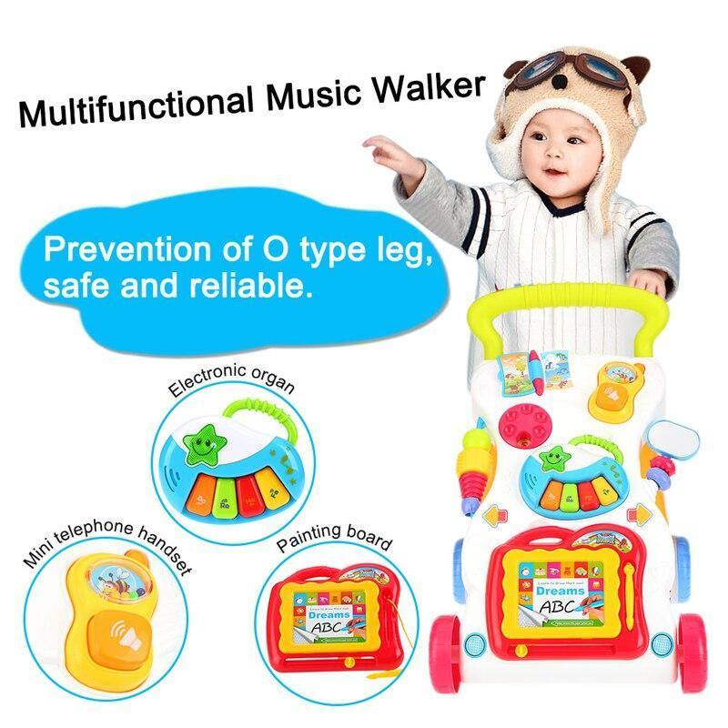 Baby Walker Musical Learning Trolley - Baby Bubble Store