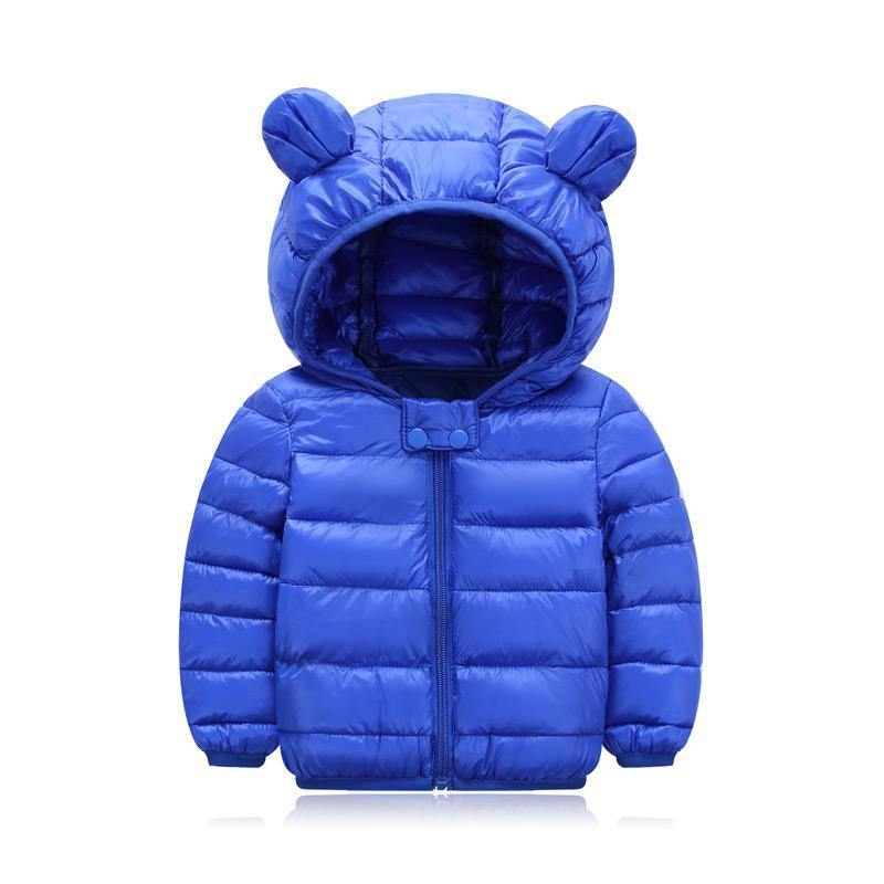 Baby Winter Ears Hoodie Coat Blue 12M