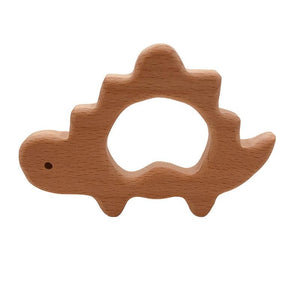 Baby Wooden Teether Cute Animals - Baby Bubble Store