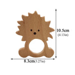 Baby Wooden Teether Cute Animals - Baby Bubble Store