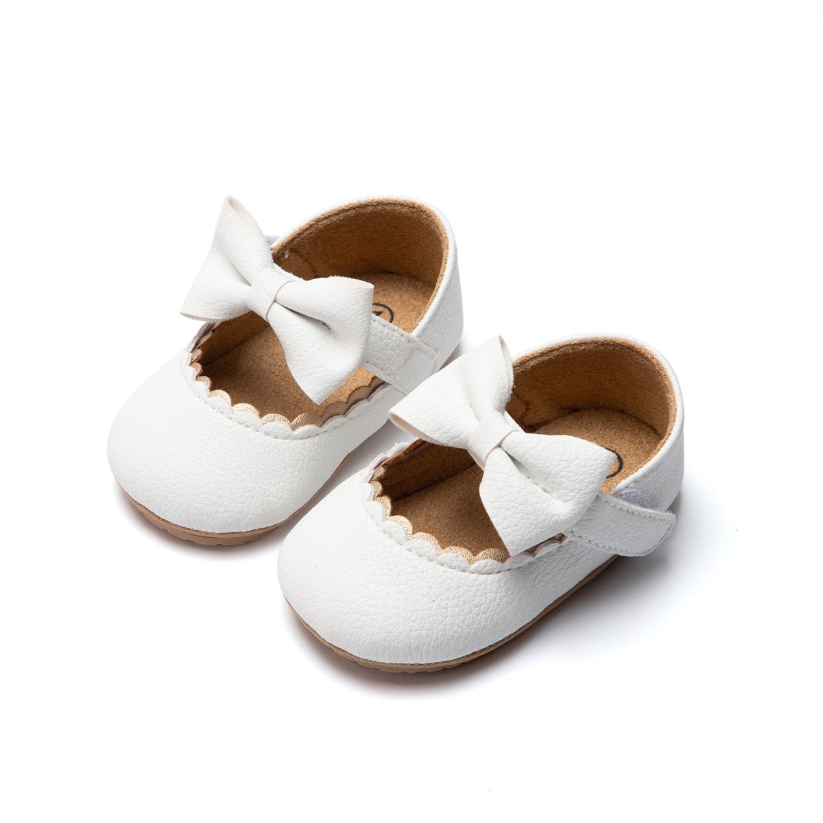 Classic Newborn Baby Girl Shoes White 0 6 Months