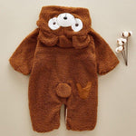 Cute Cartoon Baby Winter Romper - Baby Bubble Store