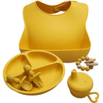 Deluxe Silicone Baby Feeding Set - Baby Bubble Store