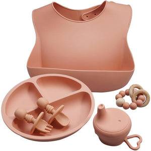 Deluxe Silicone Baby Feeding Set - Baby Bubble Store