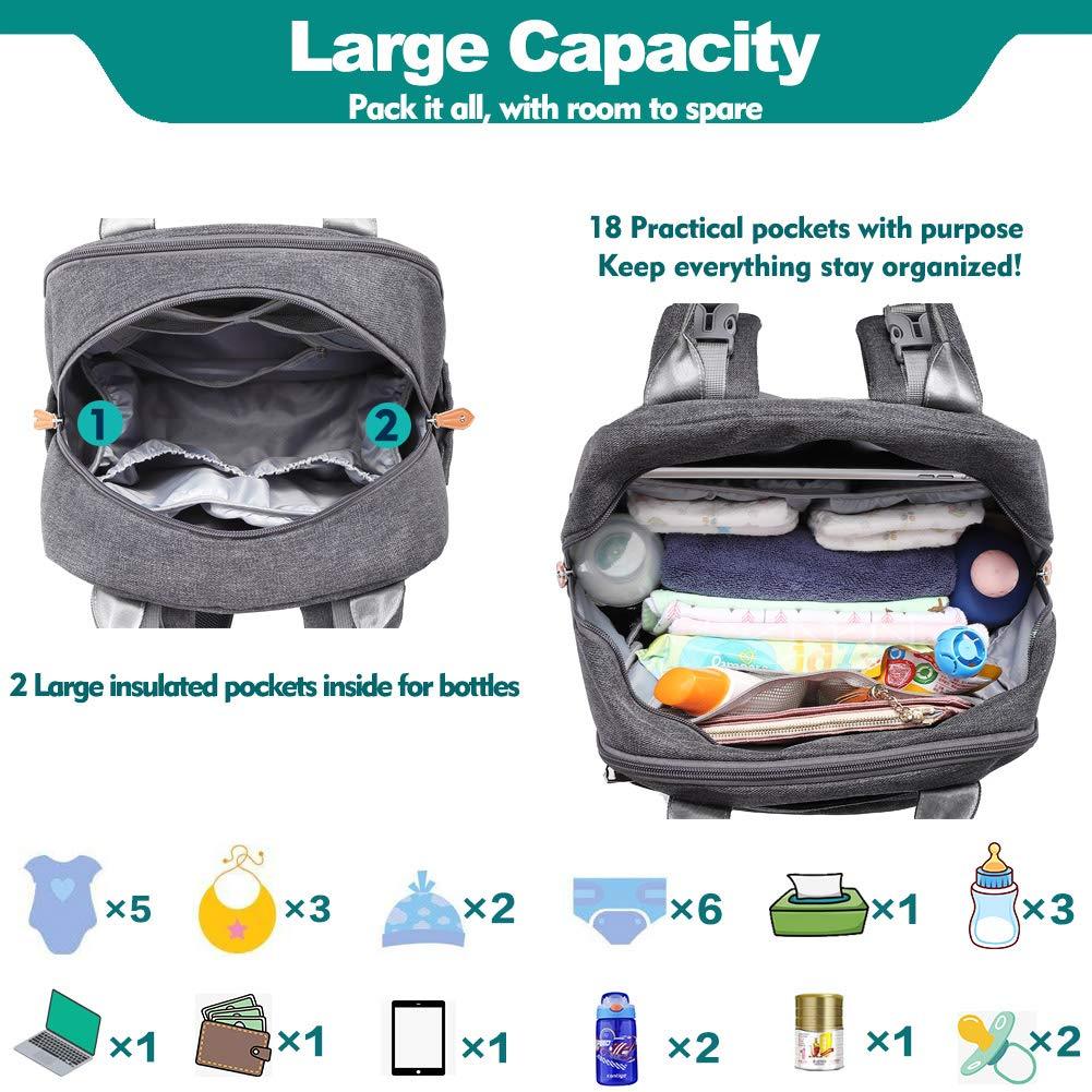 Diaper Bag Multifunctional Backpack - Baby Bubble Store