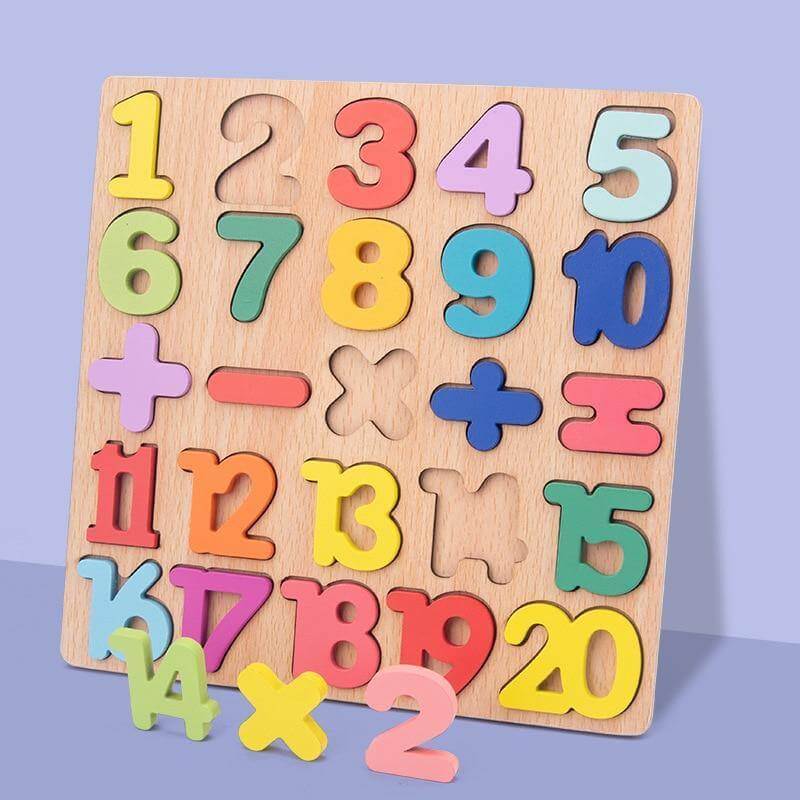 Educational Wooden Puzzle Toy - Baby Bubble Store