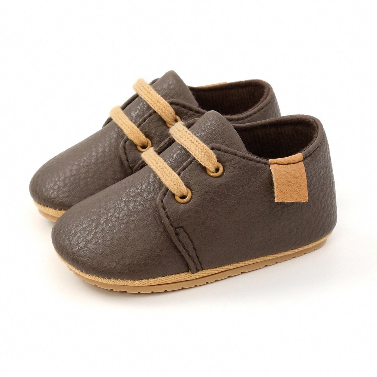 Infant Multicolor Retro Leather Shoes - Baby Bubble Store