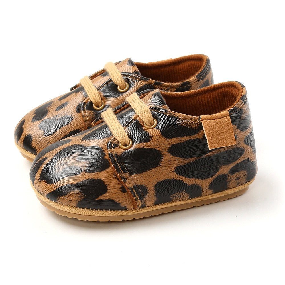 Infant Multicolor Retro Leather Shoes - Baby Bubble Store