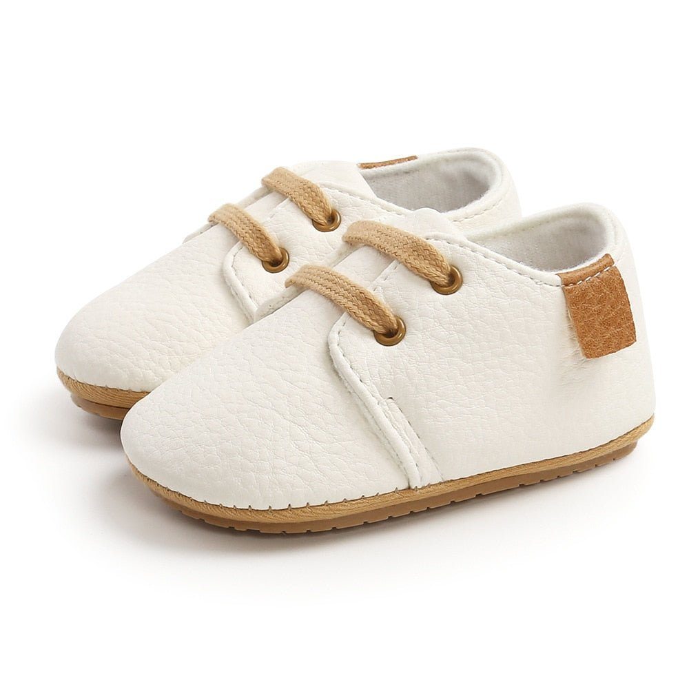 Infant Multicolor Retro Leather Shoes - Baby Bubble Store